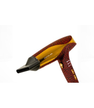 Pack plancha C5 RED LEOPARD + secador WIND Corioliss