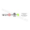 Pack plancha C5 RED LEOPARD + secador WIND Corioliss