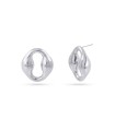 Pendientes WAVES plateados Anartxy