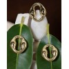 Pendientes WAVES dorados Anartxy