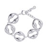 Pulsera WAVES ORGANIC plateada Anartxy