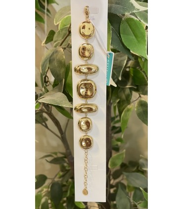 Pulsera MELT ORGANIC dorada Anartxy
