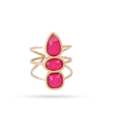 Anillo DROPS PETAL ROSA Anartxy