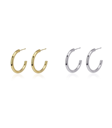 Pendientes ARO dorado/plateado Anartxy