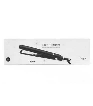 Plancha inspire titanium 230º NEGRA A.G.V Hair