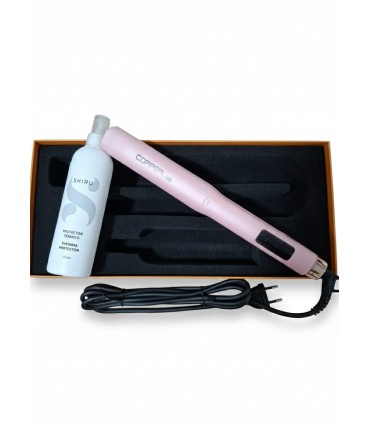 Set Plancha Copper Rosa Pink Metal y Protector Térmico de Asuer