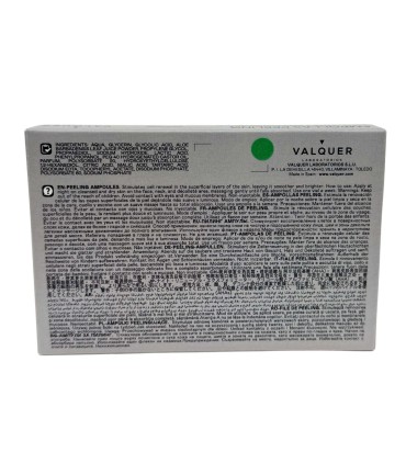Ampollas peeling exfoliantes y reparadoras de noche de Valquer