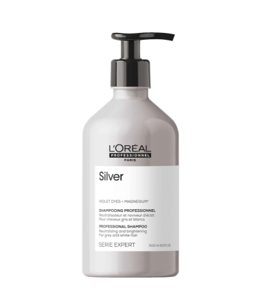 Champú cabellos grises y blancos SILVER L´ORÉAL