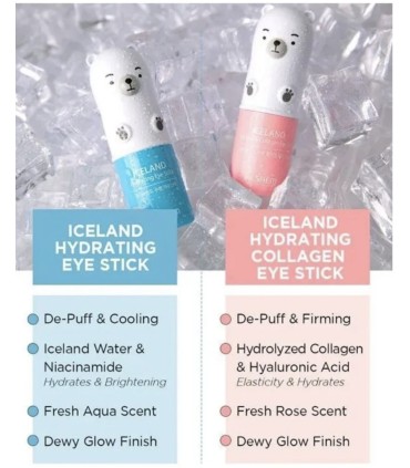 Contorno de ojos hidratante en stick ICELAND The Saem