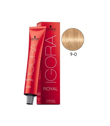 Tinte IGORA ROYAL 9.0 rubio muy claro 60 ml de Schwarzkopf