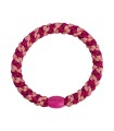 Goma KKNEKKI Stripe faded rose electric pink glitter