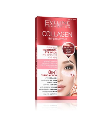 Parches para los ojos hidrogel 8 en 1 colageno