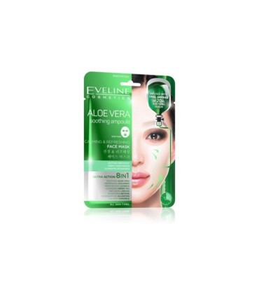 Mascarilla facial en hoja aloe vera soothing ampoule