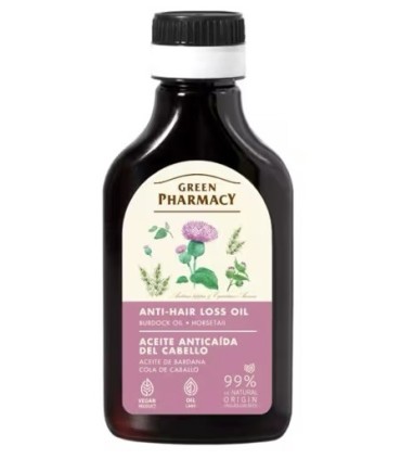 Aceite capilar BARDANA y COLA DE CABALLO Green Pharmacy
