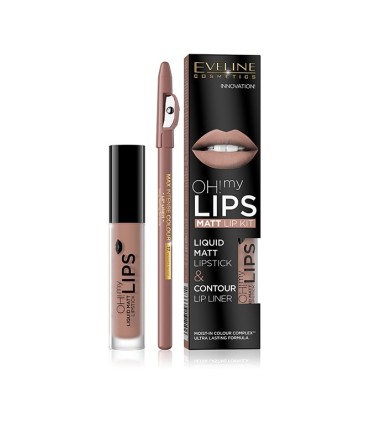 Oh my lips labial liquido mate 01 neutral nude