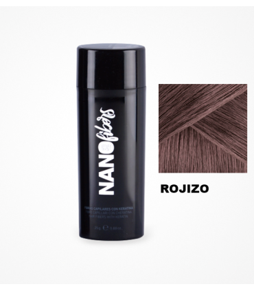 Fibras capilares NANO fibers ROJIZO de Bifull