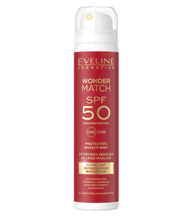 Bruma fijadora de maquillaje SPF 50 de Eveline