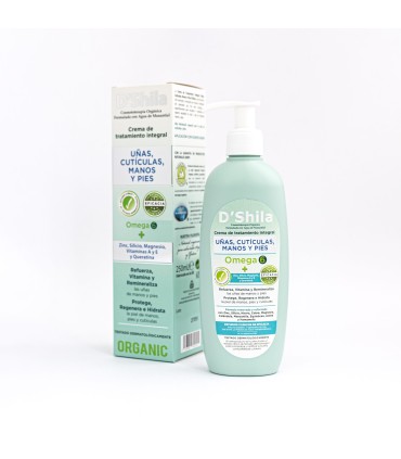 Crema TRATAMIENTO INTEGRAL Manos, Pies, Uñas y Cutículas D´Shila