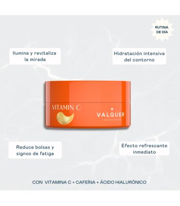 Parches Contorno de Ojos con VITAMINA C de Valquer