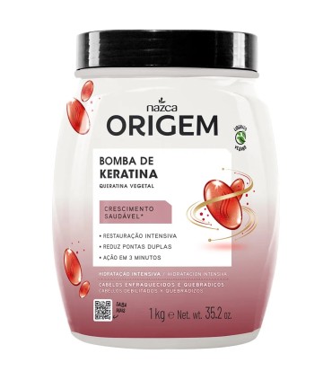 BOMBA de keratina Nazca Origem