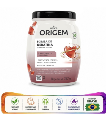 BOMBA de keratina Nazca Origem