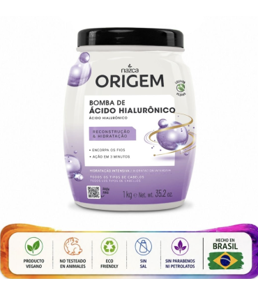 BOMBA ácido hialurónico NAZCA Origem