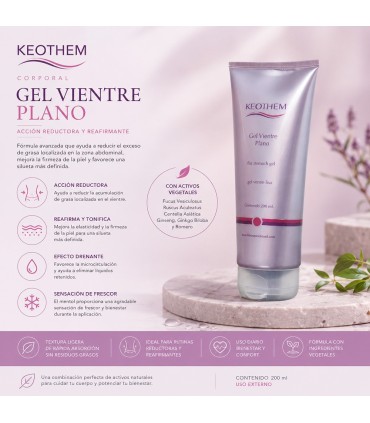 Gel Vientre plano Keothem