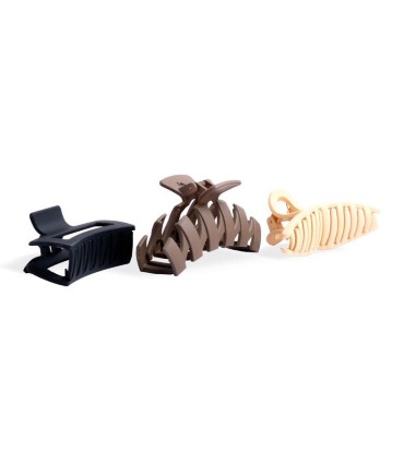 Pack 3 PINZAS para el cabello Idc Institute