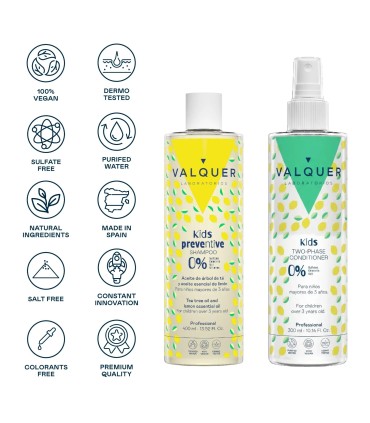 Pack PREVENTIVO infantil champú+acondicionador Valquer