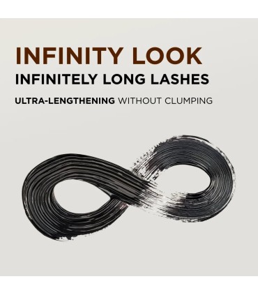 Máscara de pestañas INFINITY LOOK ultra longitud y definición Eveline