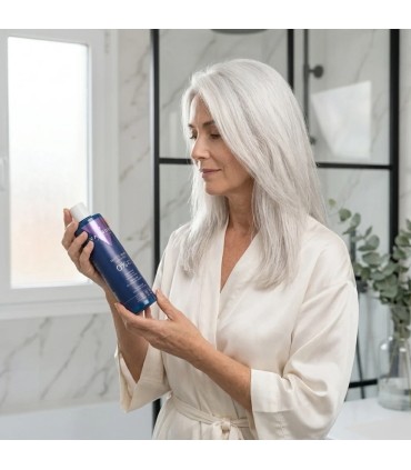Champú cabello BLANCO Y GRIS 0% de Valquer