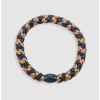 Goma KKNEKKI Cognac Glitter Navy Glitter Stripe