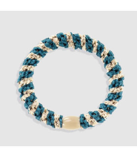 Goma KKNEKKI Light Petrol Beige Glitter Stripe