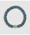 Goma KKNEKKI Teal Steel Grey Glitter Stripe