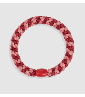 Goma KKNEKKI Coral Bordeaux Glitter Stripe