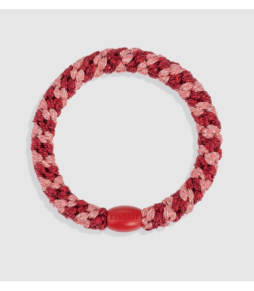 Goma KKNEKKI Coral Bordeaux Glitter Stripe