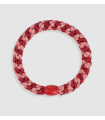 Goma KKNEKKI Coral Bordeaux Glitter Stripe
