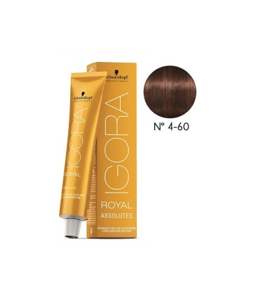 Tinte IGORA ROYAL 4.60 castaño medio chocolate natural Schwarzkopf