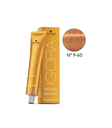 Tinte IGORA ROYAL 9.60 rubio muy claro chocolate natural Schwarzkopf