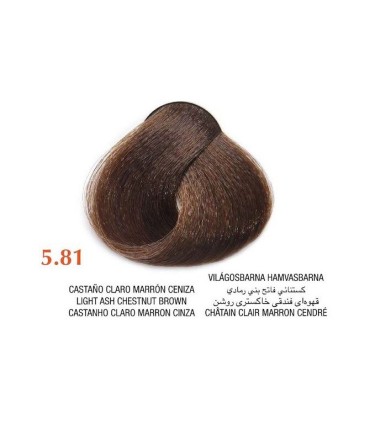 Tinte Arual 5.81 castaño claro marrón ceniza 60 ml