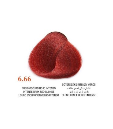 Tinte Arual 6.66 rubio oscuro rojo intenso 60 ml