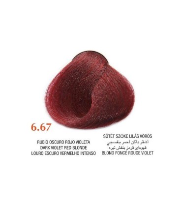 Tinte Arual 6.67 rubio oscuro rojo violeta 60 ml