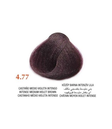 Tinte Arual 4.77 castaño medio violeta intenso 60 ml