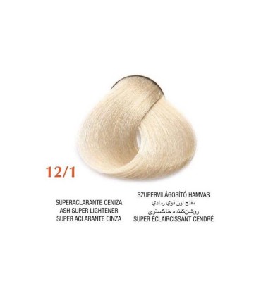 Tinte Arual 12.1 superaclarante ceniza 60 ml