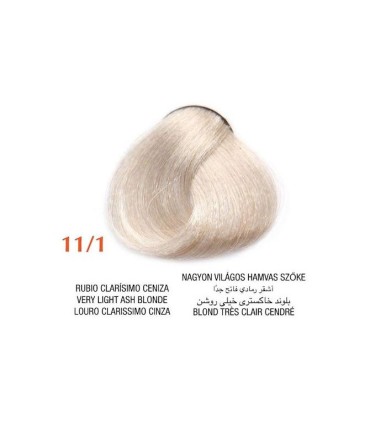 Tinte Arual 11.1 rubio clarísimo ceniza 60 ml