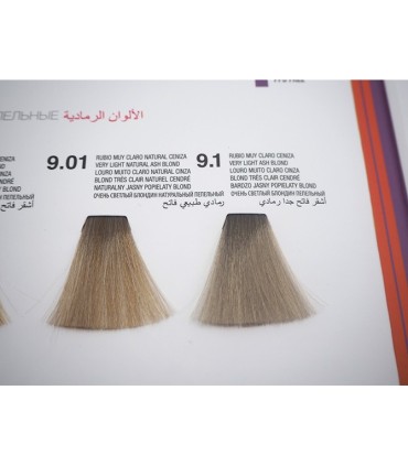 Tinte Glossco permanente 9.1 rubio muy claro ceniza 100 ml