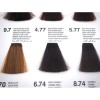 Tinte Glossco permanente 5.77 moka puro intenso 100 ml