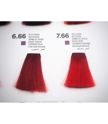 Tinte Glossco permanente 6.66 rojo pasión 100 ml