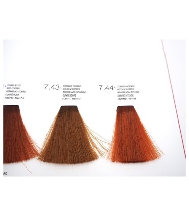 Tinte Kosswell 7.43 cobrizo dorado 60 ml