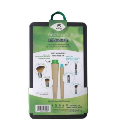 Kit de brochas intercambiables Daily Essentials Total Face